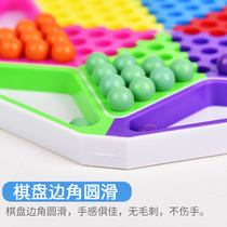  Checkers Large glass beads round beads Adult childrens puzzle marbles chess pieces High-end checkerboard marbles Checkers K