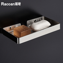 304 stainless steel wall-mounted wall-mounted bath toilet bathroom pendant Hand washing sink shelf hole-free
