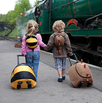 British LittleLife animal shape toddler travel trolley case