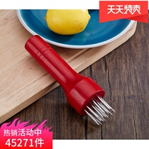 Stainless steel nail pig skin inserted pork hammer button meat needle meat insert pine meat insert chicken meat fork