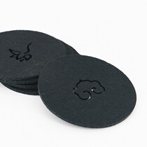 Creative Chinese style absorbent coaster insulation mat tea mat hollow simple felt coaster kung fu tea mat tea ceremony Zen