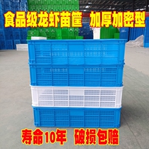 White basket Logistics warehouse grape cherry shrimp supermarket hollow basket Bullfrog plastic household shrimp basket encrypted