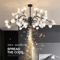 Nordic living room bedroom dining hall lamp modern simple atmosphere creative personality chandelier decoration Net red lamp package combination