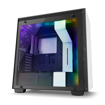 NZXT Enjie H710 H710I black white black red middle tower water-cooled tempered glass side transparent chassis