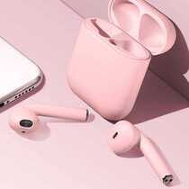 Automatically connect 2 macaron i12 Bluetooth headset E125 (send charging warehouse matte texture