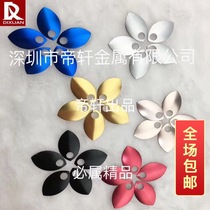 Oxidized anodized aluminum sheet oxidized black aluminum sheet is processed into small pieces and stamped into various shapes