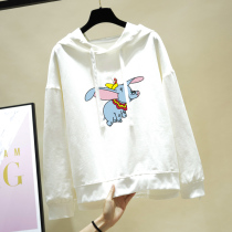 2021 new large size womens loose age clothes spring and autumn fat sister Foreign style Korean version 200 Jin thin coat