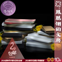 (2 pieces)Dyed Yan Bei color ink dyed cardboard Imported Bachuan sulfuric acid paper Dutch white card word black card