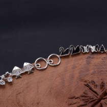 Foot Silver 990 hipster all kinds of wild trend raising ears ear protection personality simple wind small fish tree butterfly earrings