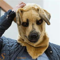 WILDBEAST dog head animal headgear funny sand mask full face funny cute plush props