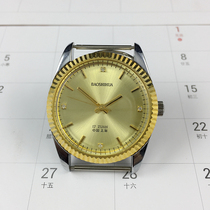 The original inventory Shanghai Watch Factory Gem Flower card tooth side shell huang mian manual mechanical diameter of 37mm