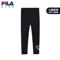 FILA Phila childrens clothing childrens knitted trousers 2021 Autumn New Girls children Foreign style sports leggings tide