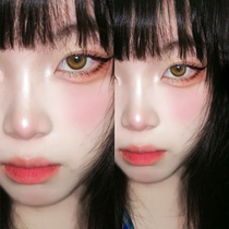 Half moon high light beautiful pupil Brown Crescent small diameter 13 8mm natural year throwing female sacred deer gray Zhou throwing Ai charm k