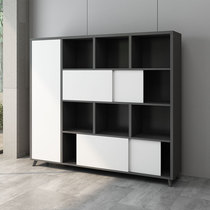 Minimalist Modern Office Furniture Cabinet Wood Data Stall Case Background Cabinet Bookcase Cabinet Office Cabinet Decoration Cabinet