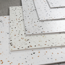 Nordic colored small particles whole body terrazzo white floor tiles 600x600 living room dining room floor tile chain