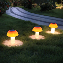 Solar mushroom lamp waterproof outdoor home garden lamp landscape lamp lawn lamp decorative garden lamp yard lamp