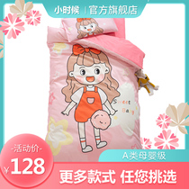 Childrens three-piece bedding Cotton printing Newborn baby kindergarten nap six-piece set of childrens bedding