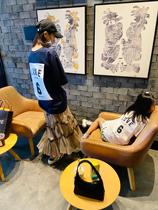 OMIOMI summer new design export fabric Western style patch digital parent-child mens and womens childrens clothing short-sleeved T-shirt