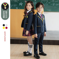 British style school uniform spring and autumn 2022 new kindergarten uniform elementary school classwear boys girls children suit