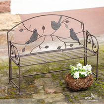 American country retro wrought iron mini flower pot chair balcony park chair garden shop window photography decorative flower stand