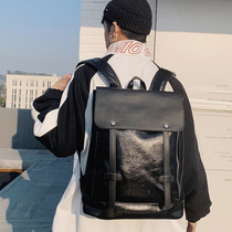 Hong Kong IT new European and American vintage fashion mens bags leisure backpacks student schoolbags backpack backpack