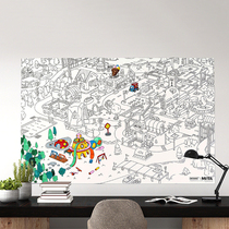 MITA rice candy childrens painting Enlightenment coloring book puzzle bedtime comfort drawing painting painting book hand drawn graffiti sketch book