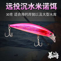 Luya bait Mino long-distance 30 grams of sea fishing shore throwing mackerel sea bass grouper sea bass grouper tuna swordfish
