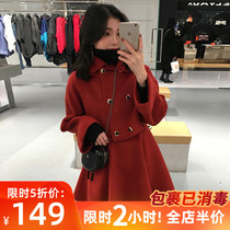 Large size womens spring clothing 2021 new fat mm Ya wind fragrant cloud yarn dress spring style two-piece suit