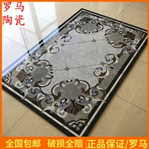 Ceramic tile living room parquet floor tiles 800x800 European dining room carpet tiles mosaic stone aisle Street Street