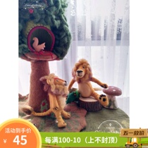 Spot Australian papoose toys handmade wool felt scene building toy house finger pendulum 3 years old