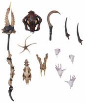 Genuine NECA Alpha Blood Warrior Alien Elfa Dolls Man Hand Model