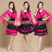 Square Dance Costumes Spring And Summer New Middle Aged Jump Dance Clothes Adults Acting Out to Practice Dresses Dress Suit Women