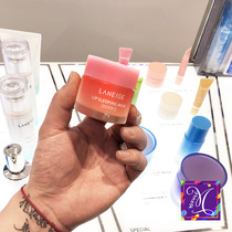 Korea Lanzhi Sleep Lip Mask female lighten lip lines hydrate moisturize exfoliate anti-chapping lipstick 20g