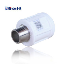 Jinde 20 25 32PPR external wire direct 4 points 6 points External tooth joint Home improvement pipe joint Water pipe fittings accessories