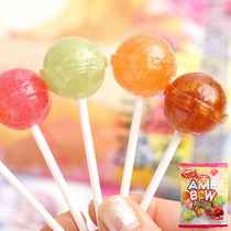 Japanese Reben Childrens Snacks AMEBOW Comprehensive 5 Flavored Fruit Flavored Lollipop 120g Casual Snacks Bags