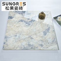 Pinecone Modern Simple Blue Marble Tiles TV Background Wall Living Room Kitchen Walls Floor Tiles 800 800