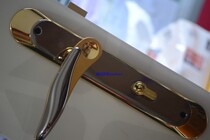 Yajie door lock AS2011-H2360-81 titanium K gold room door entrance door door lock