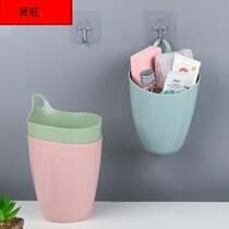 Bed trash bin Desktop Living room Dormitory Bedroom Kitchen Mini bedroom Student desk Hanging small garbage basket