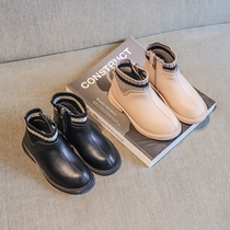 Next win childrens leather Martin boots autumn and winter 2020 new girls British style booties tide net red boots