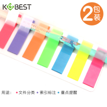 Fluorescent indicator stickers Message memo stickers Classification notes Stickers Bar markers can be written index bookmarks Post-it notes