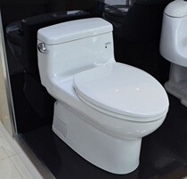  Toilet toilet CW886B one-piece Zhijie glaze jet siphon type water-saving toilet Household engineering hotel