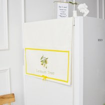 Net Red Fridge Dust Cover Grey high-end Nordic Washing machine Dust cover Dust Cover Cloth Art Home Small Fridge Cloth