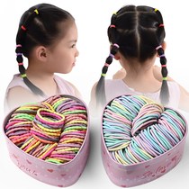 Rubber band Hairband female Korean version of tie hair rope net red small leather case high elastic durable head rope girl cute headdress