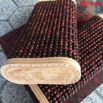 夏季老挝酸枝枕头凉枕夏天凉爽凉席枕学生成人空心竹编凉枕头圆珠