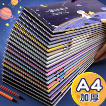 Childrens painting This a4 thickened blank drawing This student uses a line circle graffiti drawings Benveen sketching paper