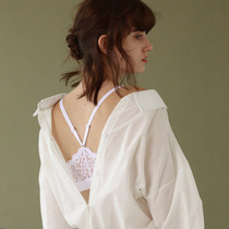 Venus Blessing Vest One-piece underwear Womens Summer Thin No Lace Beauty Back Triangle Cup French Bras