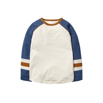 MiniBodenT shirt children long sleeve round neck simple T-shirt British direct childrens clothing spring and autumn