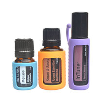 5 15 10ML essential oil Ball Bottle Protective Sleeve Essential Oil Bottle bottle Packaging Silicone Anti-Crash Anti-Fall Silicone Air