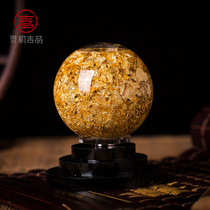 Lingki Life Hall gold foil ball ornaments make a fortune transparent ball living room office shop opening gift Mai Lingling