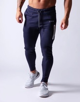 Guochao INS sports pants mens trousers fitness muscle running training Spring and Autumn Brothers close foot pants